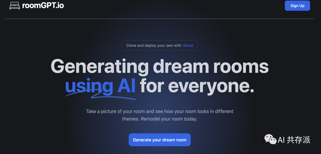 「AI工具分享」RoomGPT-AI自动生成房间设计图