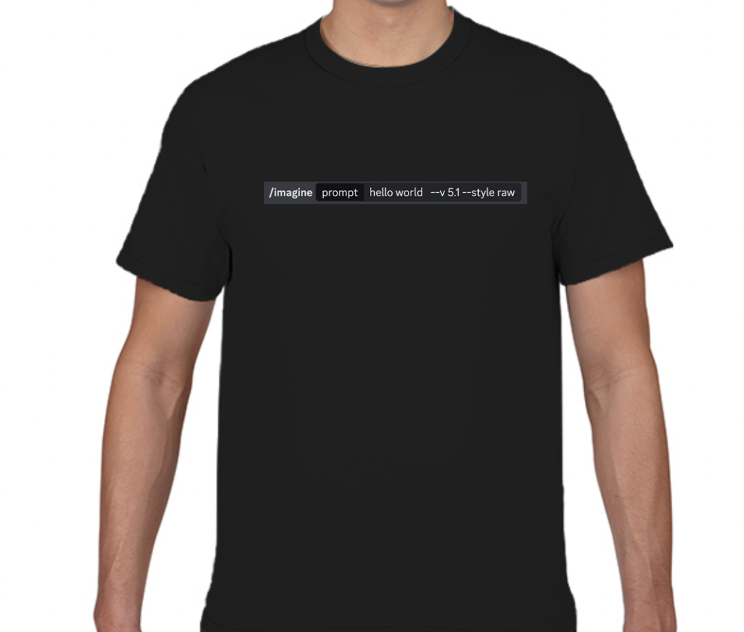 MidJourney+ChatGPT 制作独一无二的专属T恤，你会买么?