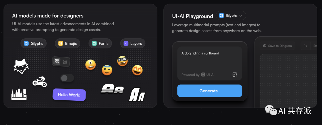 专为 UI 而生的 AI 模型Diagram：可以帮助用户释放创造力