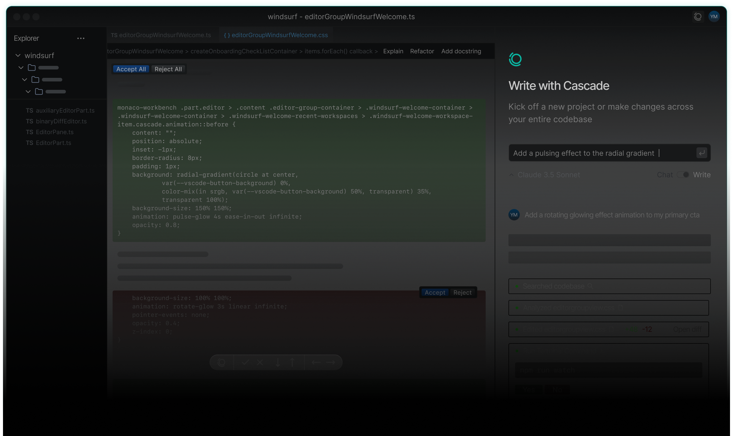 Windsurf editor codeium ide ai