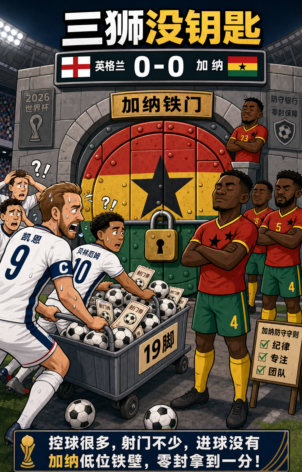 英格兰 0-0 加纳